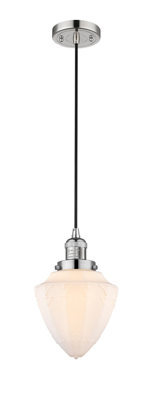 Innovations - 201C-PN-G661-7-LED - LED Mini Pendant - Franklin Restoration - Polished Nickel