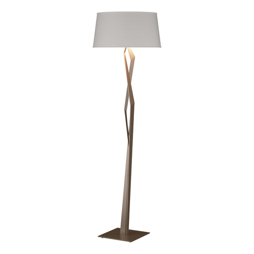 Facet One Light Floor Lamp Bronze