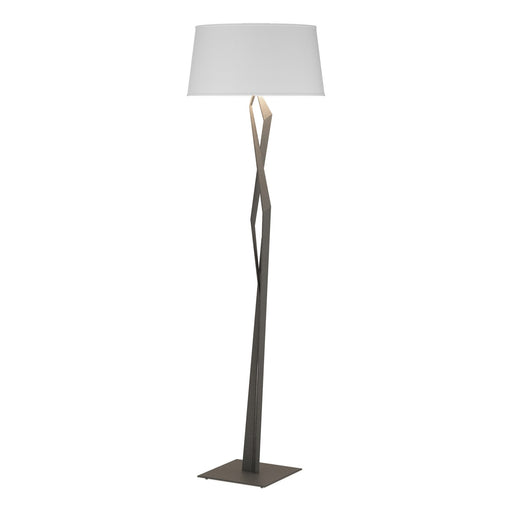 Facet One Light Floor Lamp Natural Iron