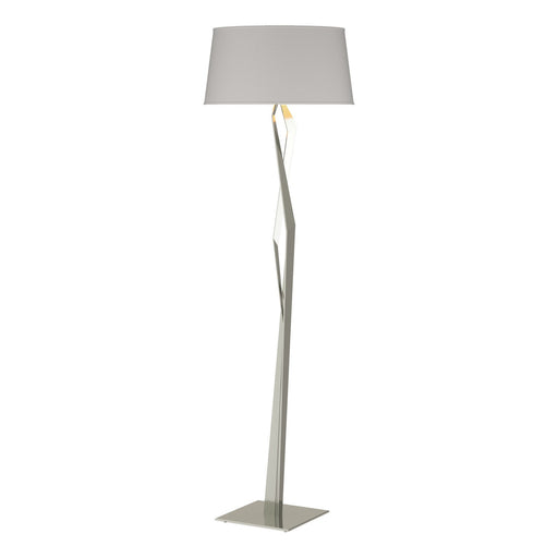 Facet One Light Floor Lamp Sterling