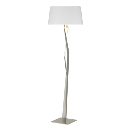 Facet One Light Floor Lamp Sterling
