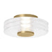 Visual Comfort Modern - KWFM20727CNB - LED Flush Mount - Laurel - Natural Brass