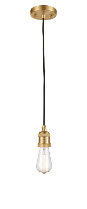 Innovations - 201C-SG - One Light Mini Pendant - Franklin Restoration - Satin Gold