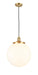 Innovations - 201C-SG-G201-14 - One Light Mini Pendant - Franklin Restoration - Satin Gold