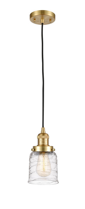 Innovations - 201C-SG-G513 - One Light Mini Pendant - Franklin Restoration - Satin Gold