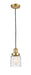 Innovations - 201C-SG-G513 - One Light Mini Pendant - Franklin Restoration - Satin Gold