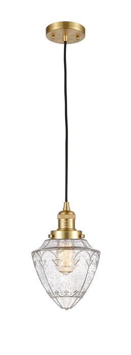 Innovations - 201C-SG-G664-7 - One Light Mini Pendant - Franklin Restoration - Satin Gold