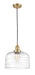 Innovations - 201C-SG-G713-L - One Light Mini Pendant - Franklin Restoration - Satin Gold