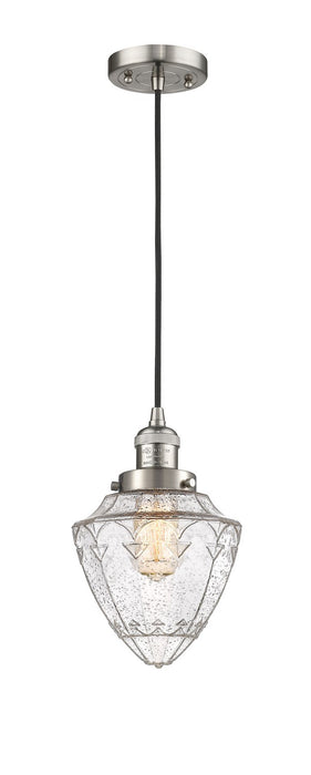 Innovations - 201C-SN-G664-7 - One Light Mini Pendant - Franklin Restoration - Brushed Satin Nickel