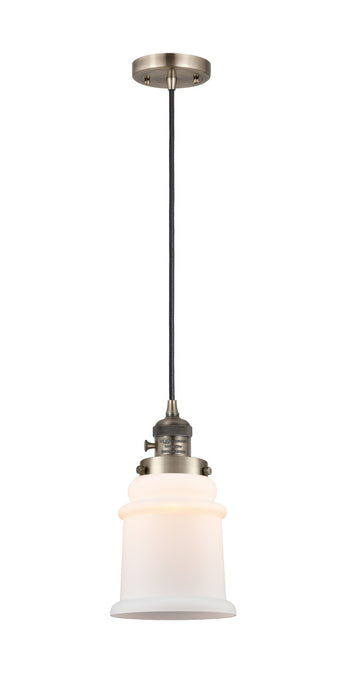 Innovations - 201CSW-AB-G181 - One Light Mini Pendant - Franklin Restoration - Antique Brass