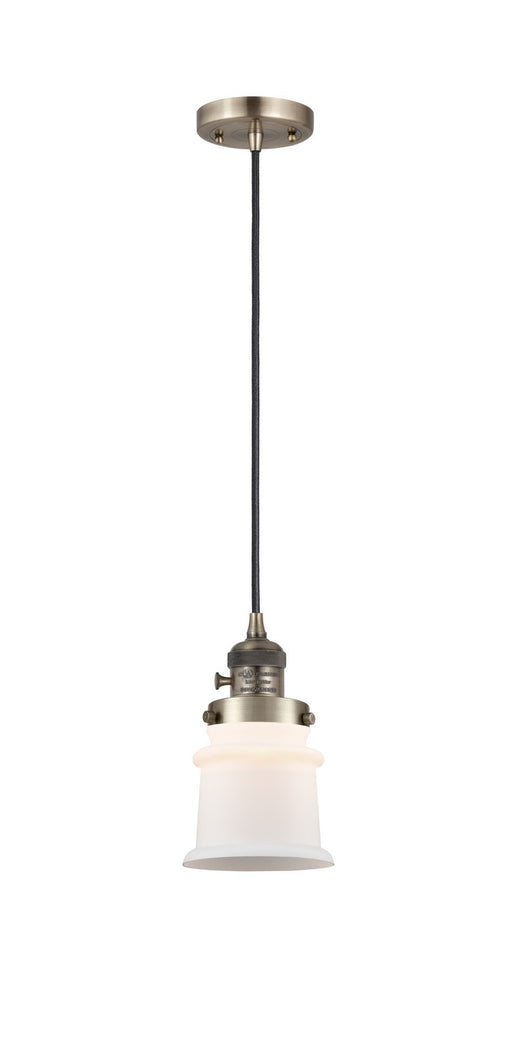 Innovations - 201CSW-AB-G181S - One Light Mini Pendant - Franklin Restoration - Antique Brass