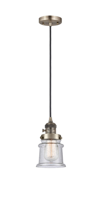 Innovations - 201CSW-AB-G184S - One Light Mini Pendant - Franklin Restoration - Antique Brass