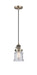 Innovations - 201CSW-AB-G184S - One Light Mini Pendant - Franklin Restoration - Antique Brass