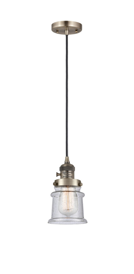 Innovations - 201CSW-AB-G184S - One Light Mini Pendant - Franklin Restoration - Antique Brass