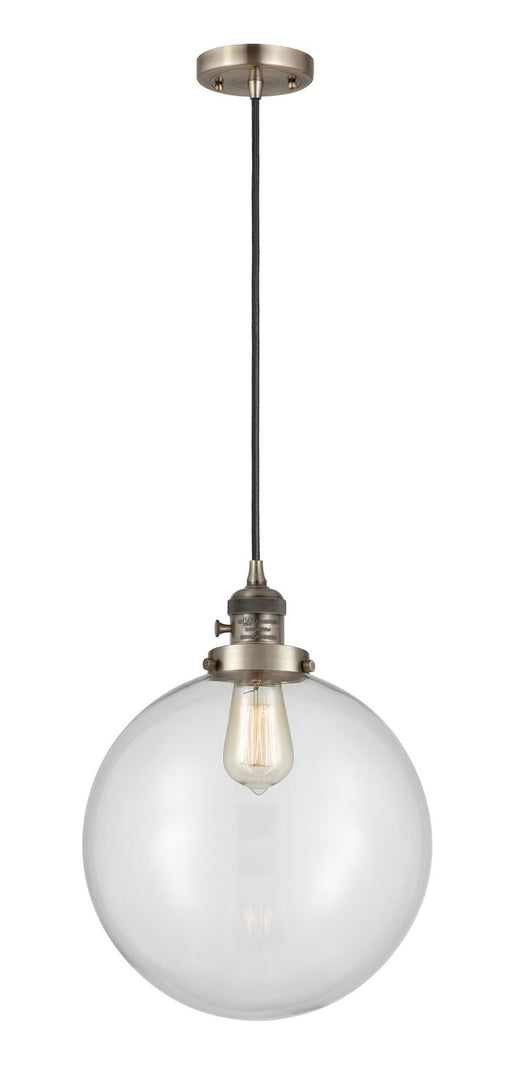 Innovations - 201CSW-AB-G202-12 - One Light Mini Pendant - Franklin Restoration - Antique Brass