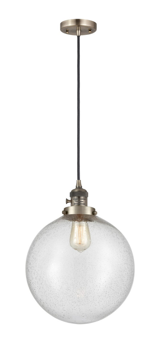 Innovations - 201CSW-AB-G204-12-LED - LED Mini Pendant - Franklin Restoration - Antique Brass