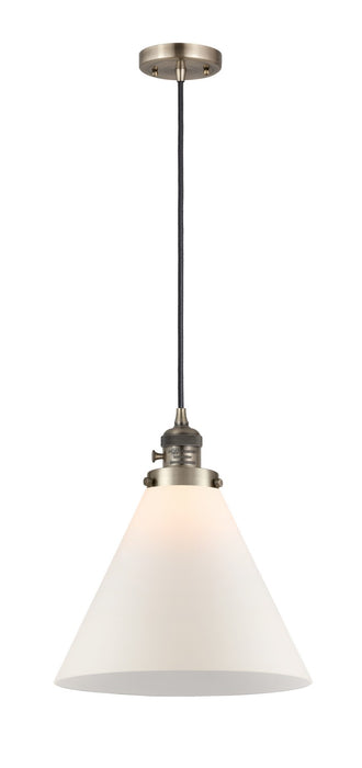 Innovations - 201CSW-AB-G41-L - One Light Mini Pendant - Franklin Restoration - Antique Brass