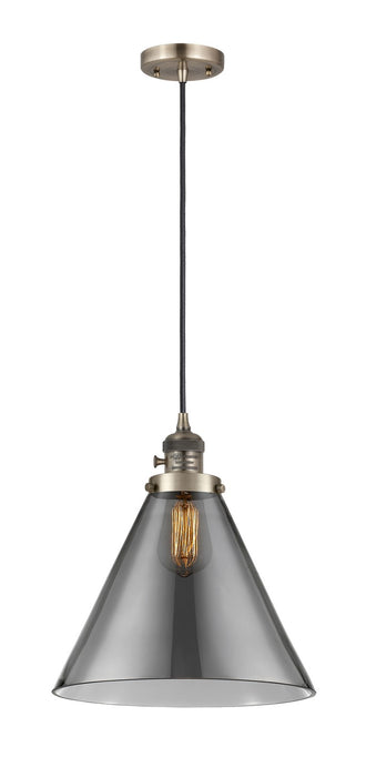 Innovations - 201CSW-AB-G43-L - One Light Mini Pendant - Franklin Restoration - Antique Brass