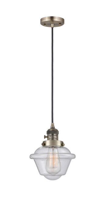 Innovations - 201CSW-AB-G534 - One Light Mini Pendant - Franklin Restoration - Antique Brass