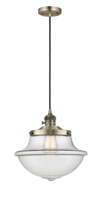 Innovations - 201CSW-AB-G542 - One Light Mini Pendant - Franklin Restoration - Antique Brass