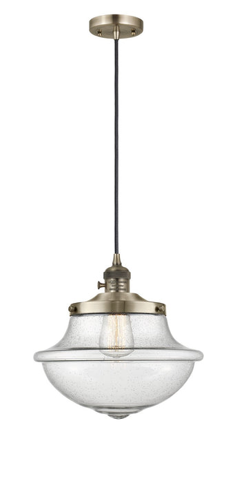 Innovations - 201CSW-AB-G544 - One Light Mini Pendant - Franklin Restoration - Antique Brass