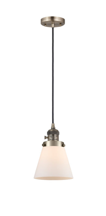 Innovations - 201CSW-AB-G61 - One Light Mini Pendant - Franklin Restoration - Antique Brass