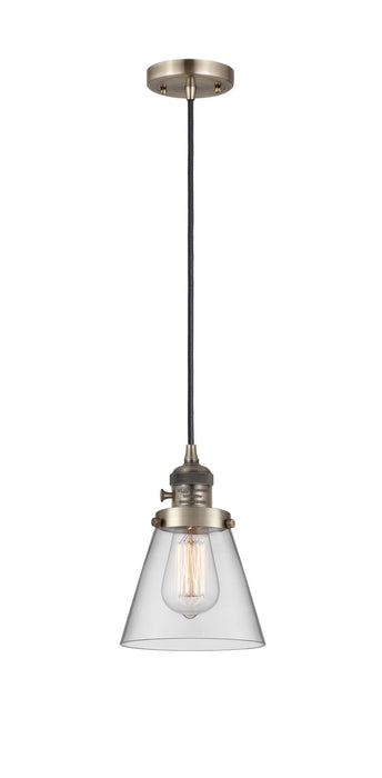 Innovations - 201CSW-AB-G62 - One Light Mini Pendant - Franklin Restoration - Antique Brass