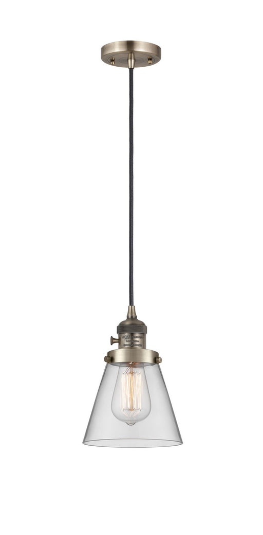 Innovations - 201CSW-AB-G62-LED - LED Mini Pendant - Franklin Restoration - Antique Brass