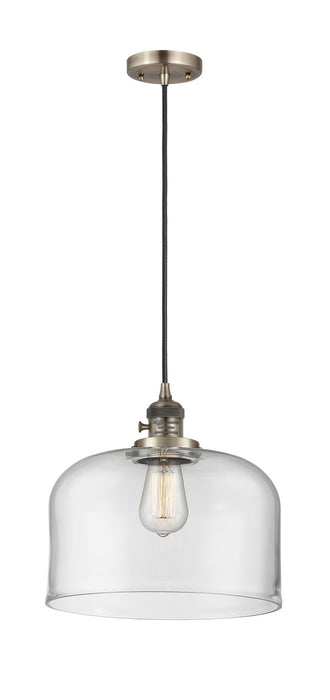 Innovations - 201CSW-AB-G72-L - One Light Mini Pendant - Franklin Restoration - Antique Brass