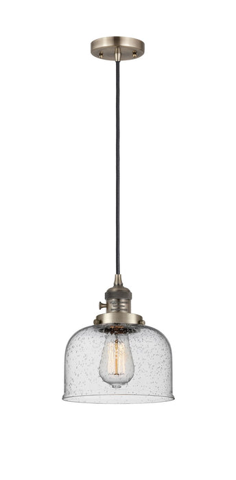 Innovations - 201CSW-AB-G74 - One Light Mini Pendant - Franklin Restoration - Antique Brass