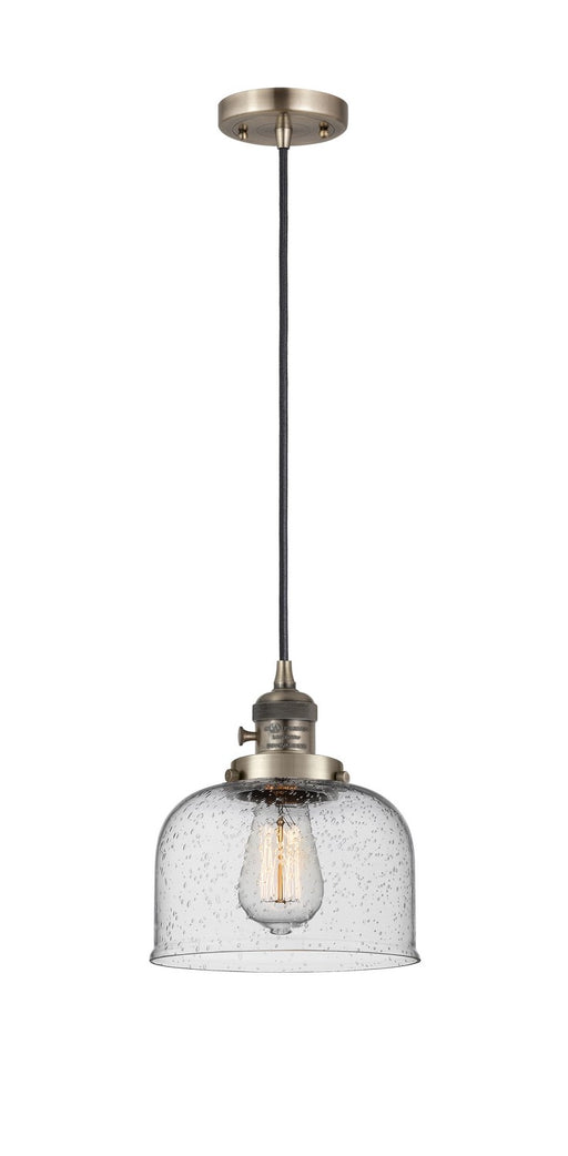 Innovations - 201CSW-AB-G74 - One Light Mini Pendant - Franklin Restoration - Antique Brass
