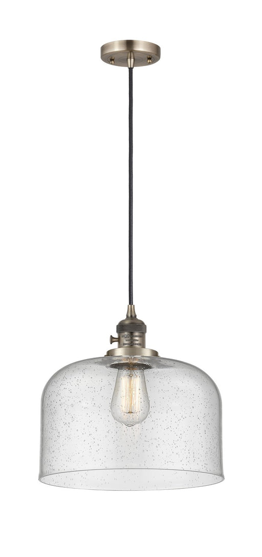 Innovations - 201CSW-AB-G74-L-LED - LED Mini Pendant - Franklin Restoration - Antique Brass