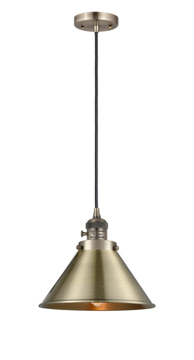 Innovations - 201CSW-AB-M10-AB - One Light Mini Pendant - Franklin Restoration - Antique Brass