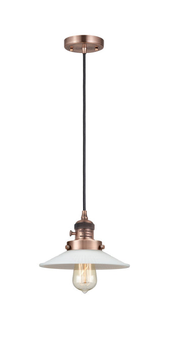 Innovations - 201CSW-AC-G1 - One Light Mini Pendant - Franklin Restoration - Antique Copper