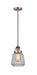 Innovations - 201CSW-AC-G142-LED - LED Mini Pendant - Franklin Restoration - Antique Copper