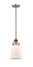 Innovations - 201CSW-AC-G181-LED - LED Mini Pendant - Franklin Restoration - Antique Copper