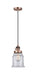 Innovations - 201CSW-AC-G182 - One Light Mini Pendant - Franklin Restoration - Antique Copper