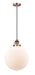 Innovations - 201CSW-AC-G201-12 - One Light Mini Pendant - Franklin Restoration - Antique Copper