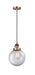 Innovations - 201CSW-AC-G202-8 - One Light Mini Pendant - Franklin Restoration - Antique Copper