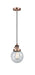 Innovations - 201CSW-AC-G204-6 - One Light Mini Pendant - Franklin Restoration - Antique Copper