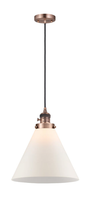 Innovations - 201CSW-AC-G41-L-LED - LED Mini Pendant - Franklin Restoration - Antique Copper