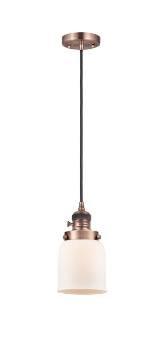 Innovations - 201CSW-AC-G51 - One Light Mini Pendant - Franklin Restoration - Antique Copper