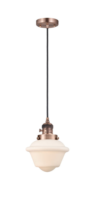 Innovations - 201CSW-AC-G531 - One Light Mini Pendant - Franklin Restoration - Antique Copper