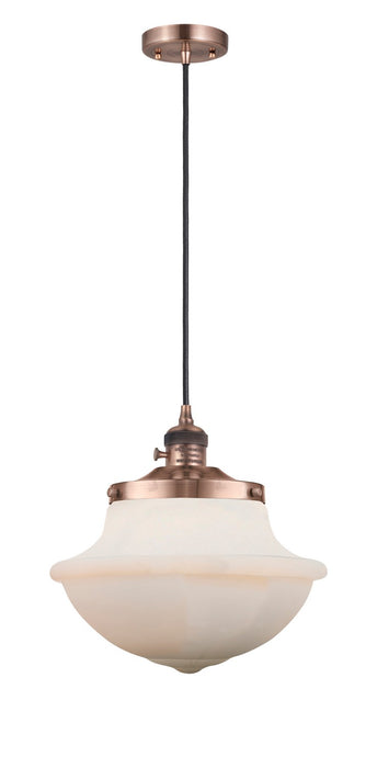 Innovations - 201CSW-AC-G541 - One Light Mini Pendant - Franklin Restoration - Antique Copper