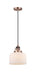 Innovations - 201CSW-AC-G71 - One Light Mini Pendant - Franklin Restoration - Antique Copper