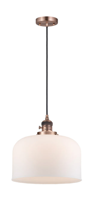 Innovations - 201CSW-AC-G71-L - One Light Mini Pendant - Franklin Restoration - Antique Copper