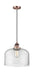 Innovations - 201CSW-AC-G72-L - One Light Mini Pendant - Franklin Restoration - Antique Copper