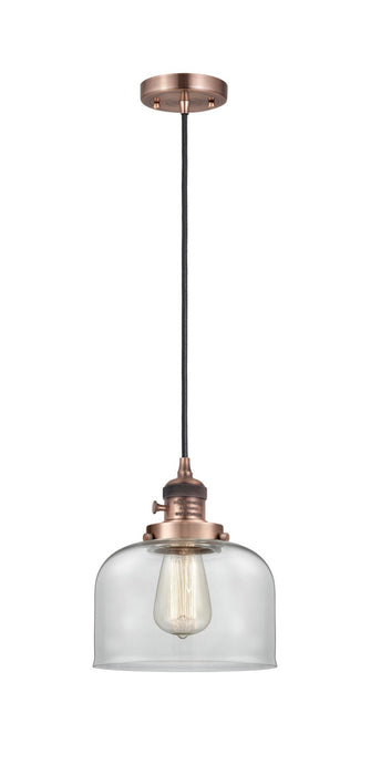 Innovations - 201CSW-AC-G72-LED - LED Mini Pendant - Franklin Restoration - Antique Copper