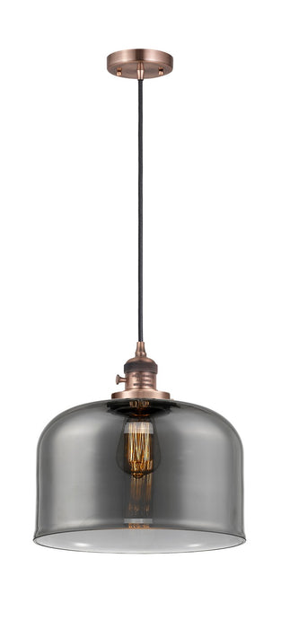 Innovations - 201CSW-AC-G73-L - One Light Mini Pendant - Franklin Restoration - Antique Copper