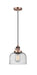 Innovations - 201CSW-AC-G74 - One Light Mini Pendant - Franklin Restoration - Antique Copper